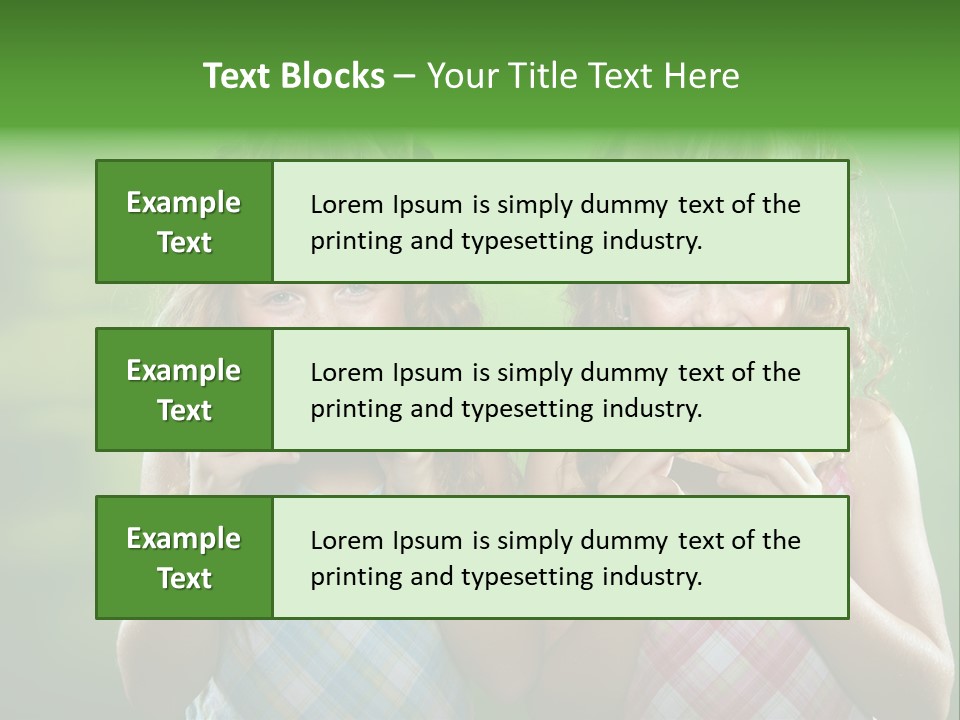 Red Meal Hair PowerPoint Template