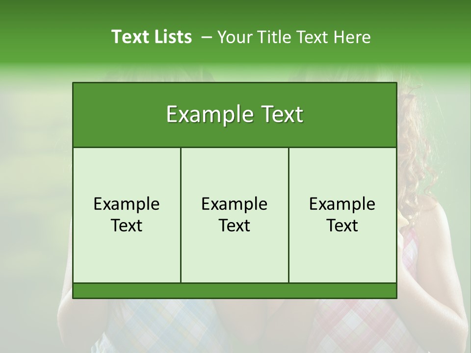 Red Meal Hair PowerPoint Template