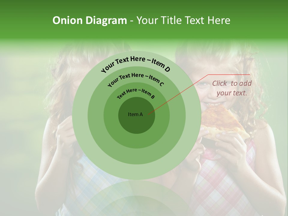 Red Meal Hair PowerPoint Template