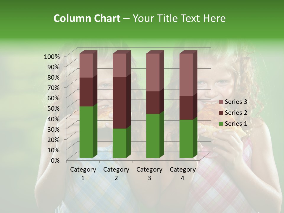 Red Meal Hair PowerPoint Template