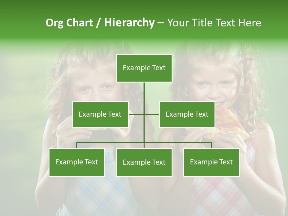 Red Meal Hair PowerPoint Template