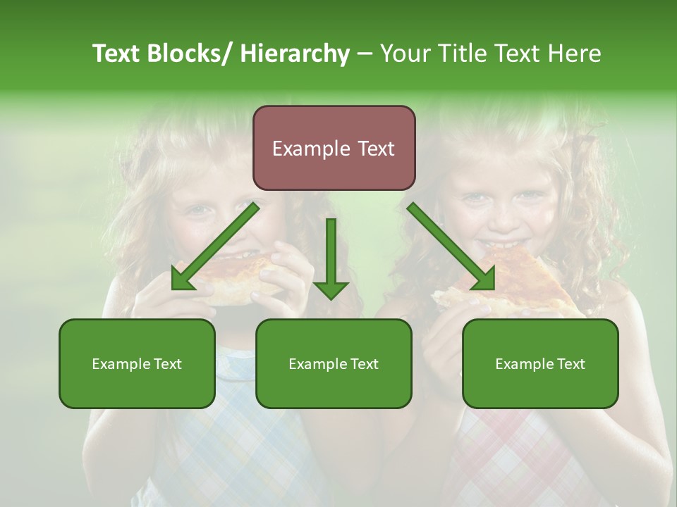 Red Meal Hair PowerPoint Template