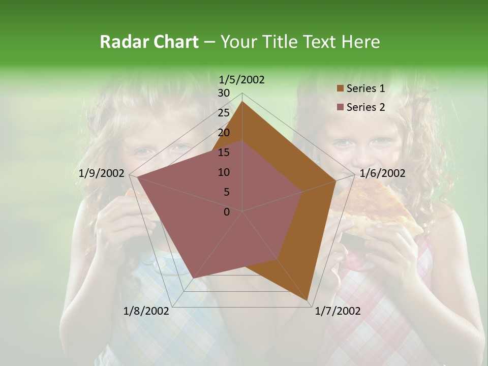 Red Meal Hair PowerPoint Template