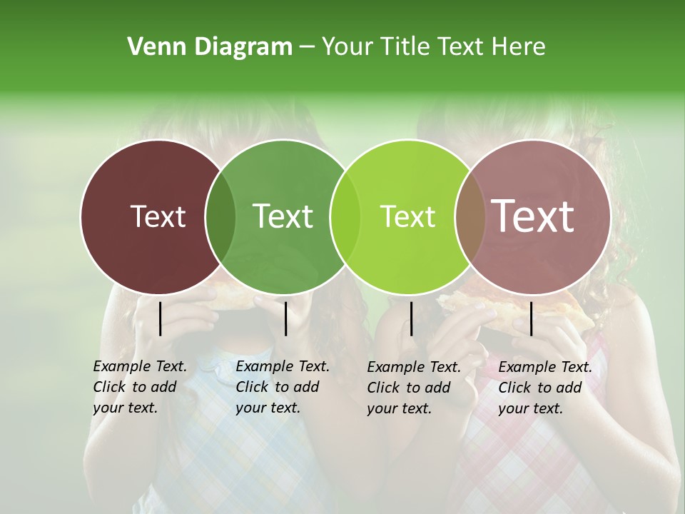 Red Meal Hair PowerPoint Template