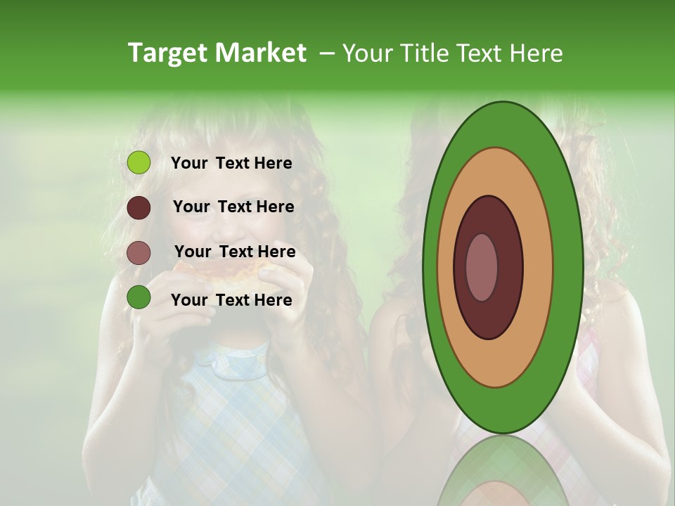 Red Meal Hair PowerPoint Template