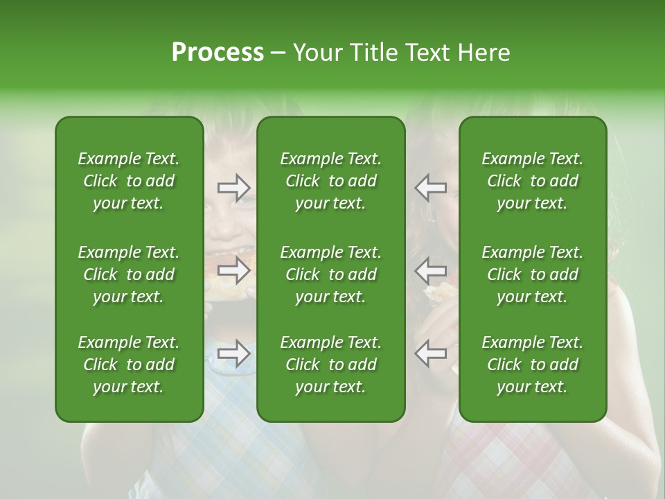 Red Meal Hair PowerPoint Template