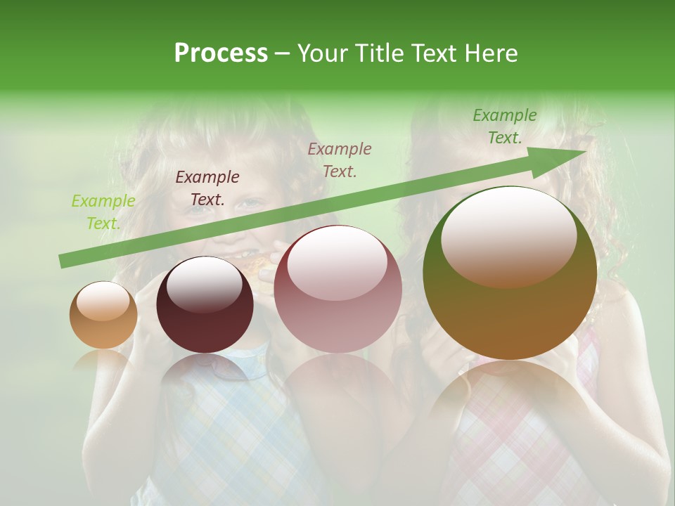 Red Meal Hair PowerPoint Template