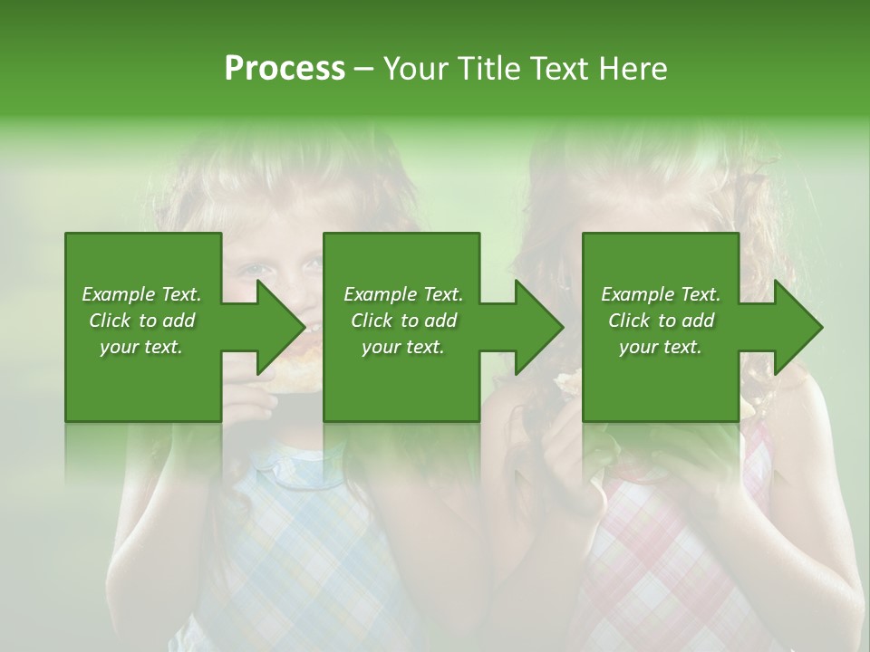 Red Meal Hair PowerPoint Template