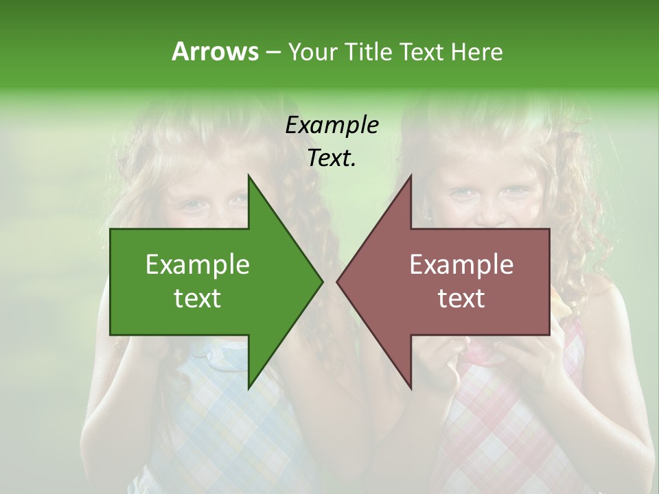 Red Meal Hair PowerPoint Template