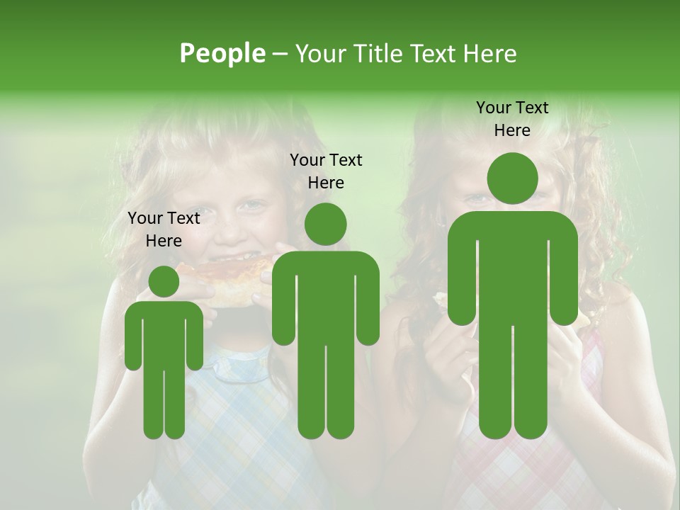 Red Meal Hair PowerPoint Template