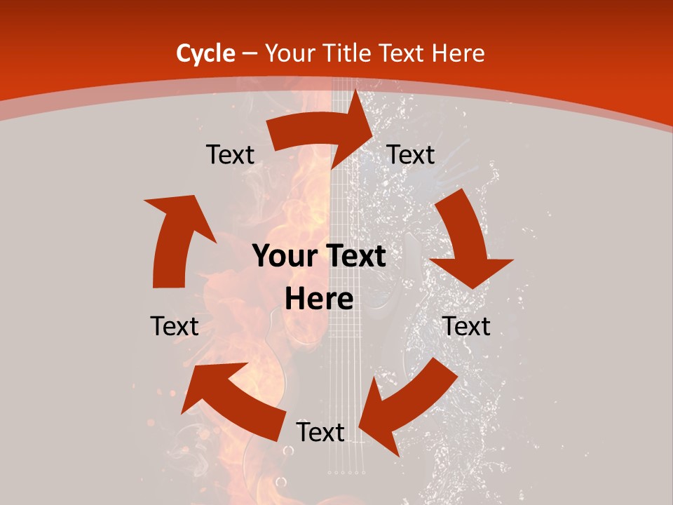 Instrument Back Rock PowerPoint Template