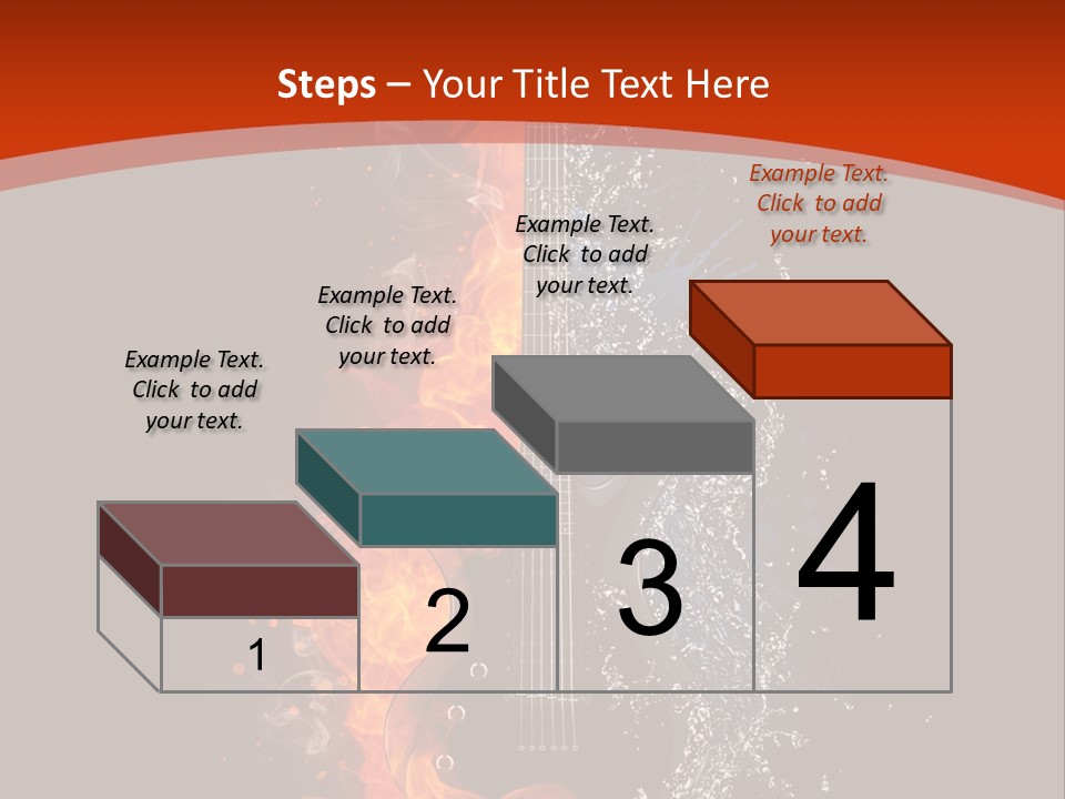 Instrument Back Rock PowerPoint Template