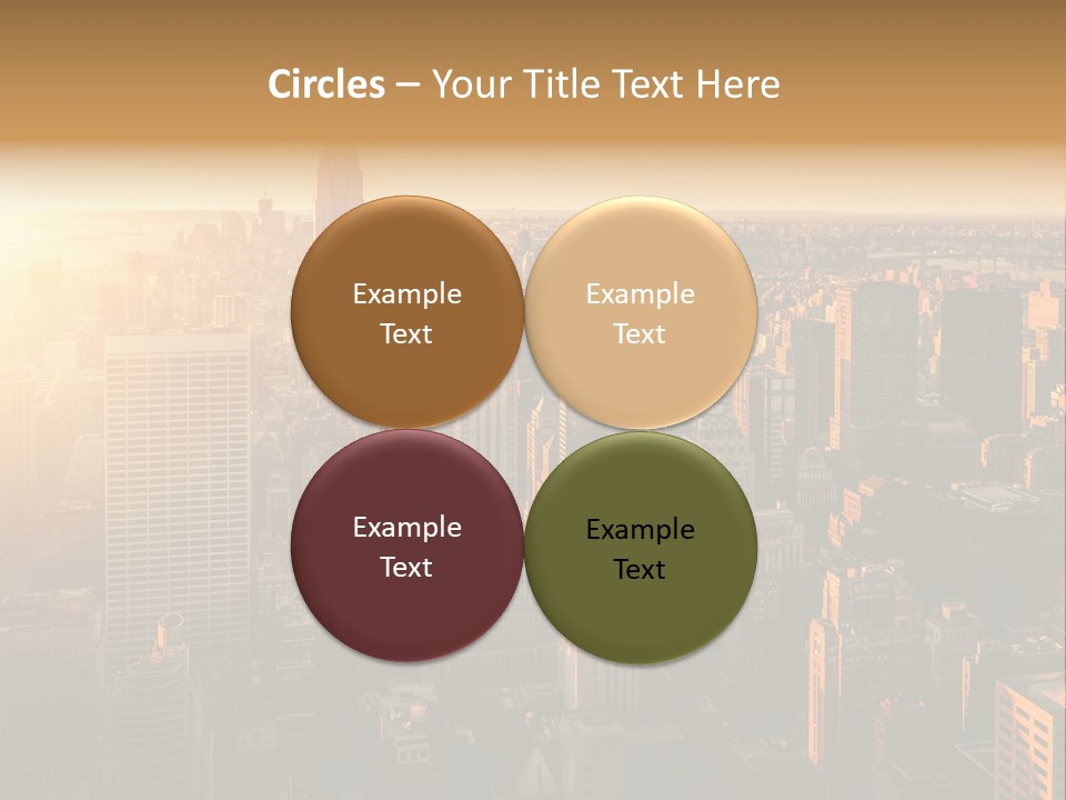 Place Downtown Empire PowerPoint Template