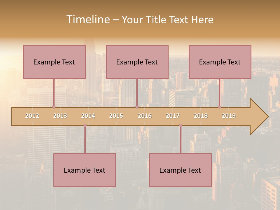 Place Downtown Empire PowerPoint Template