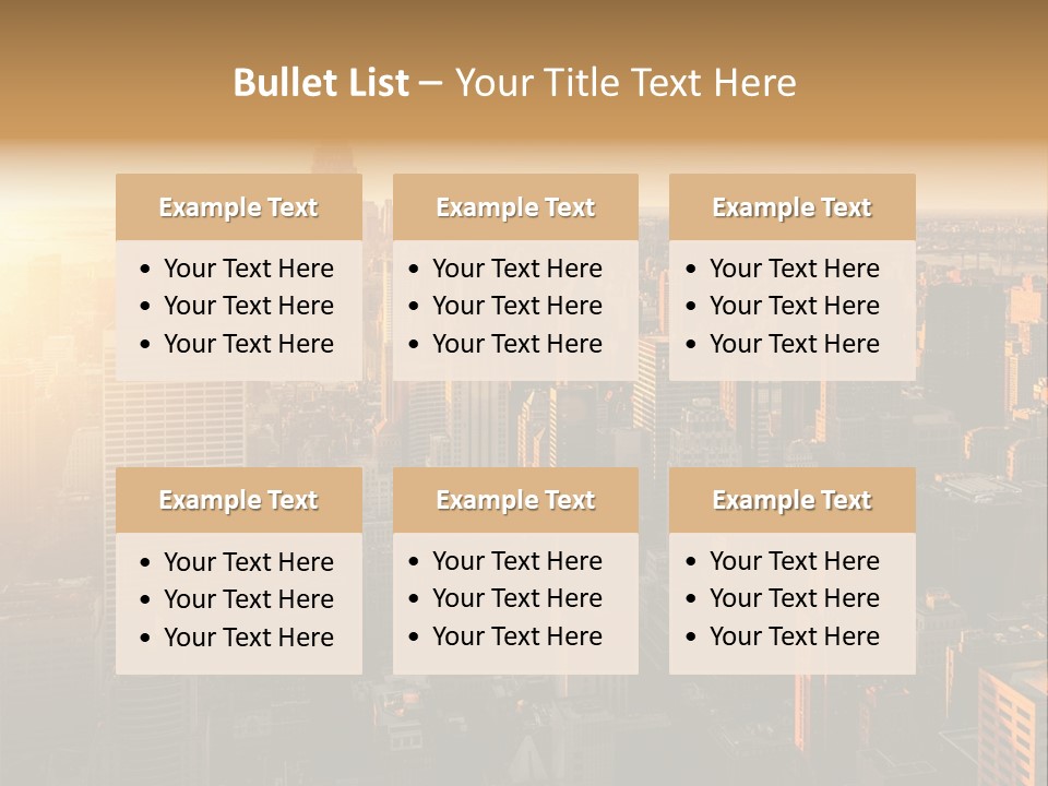 Place Downtown Empire PowerPoint Template