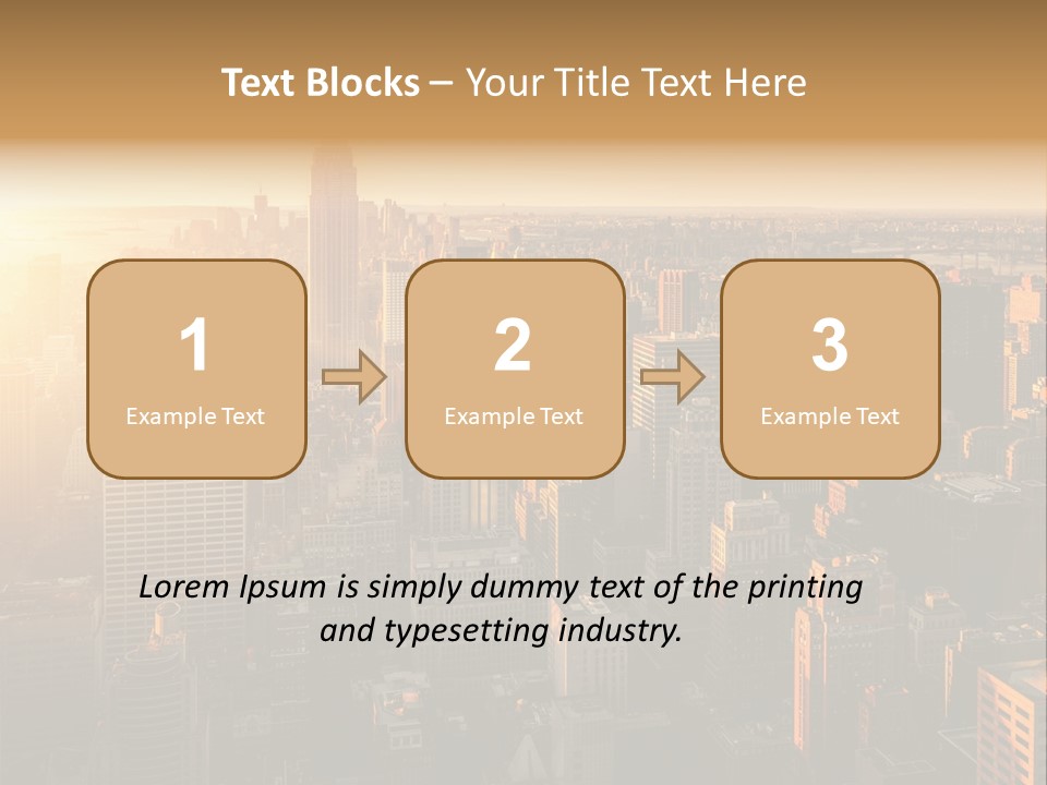 Place Downtown Empire PowerPoint Template