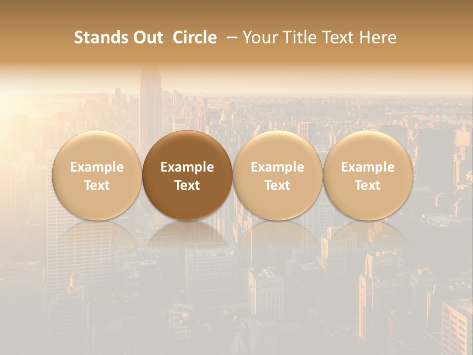 Place Downtown Empire PowerPoint Template