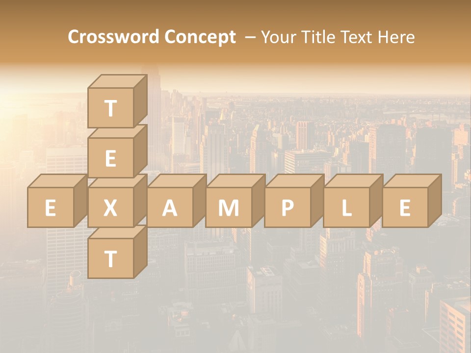 Place Downtown Empire PowerPoint Template