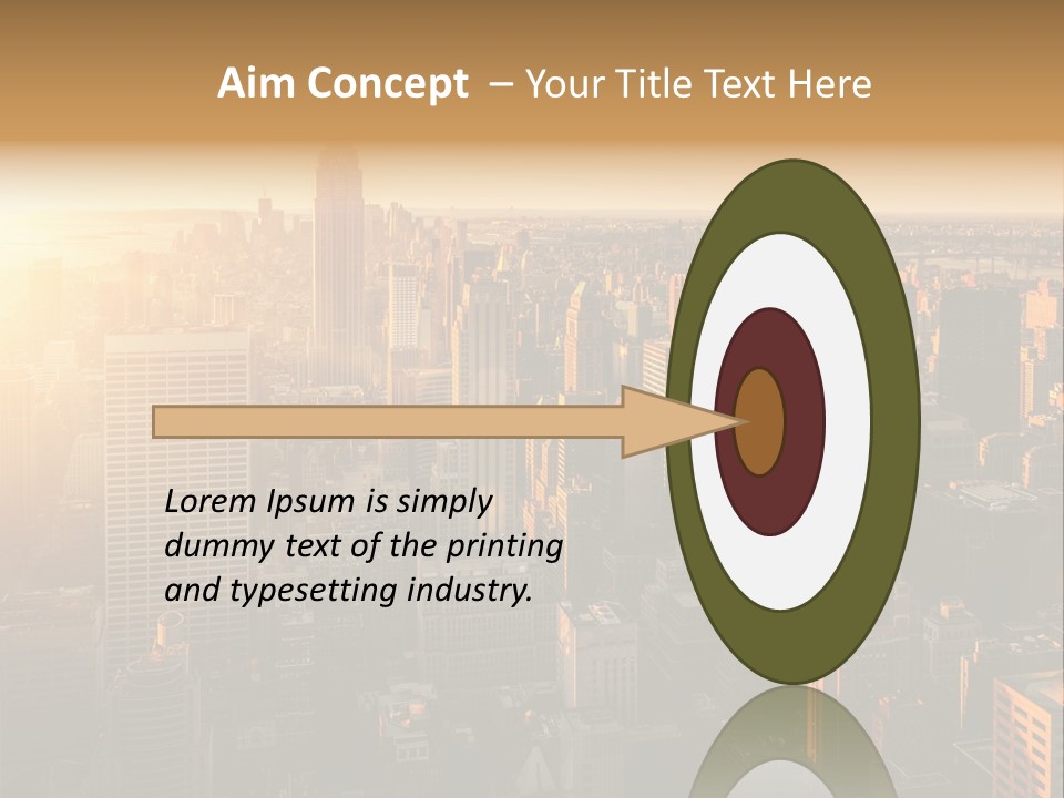 Place Downtown Empire PowerPoint Template