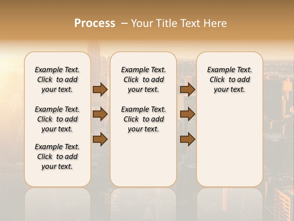 Place Downtown Empire PowerPoint Template