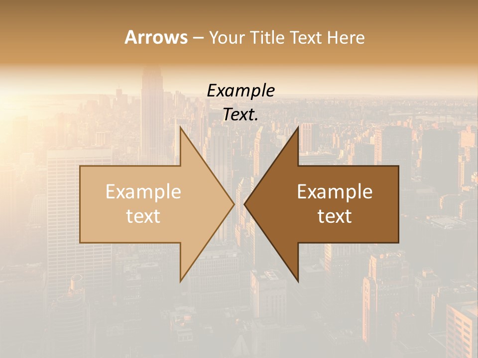 Place Downtown Empire PowerPoint Template