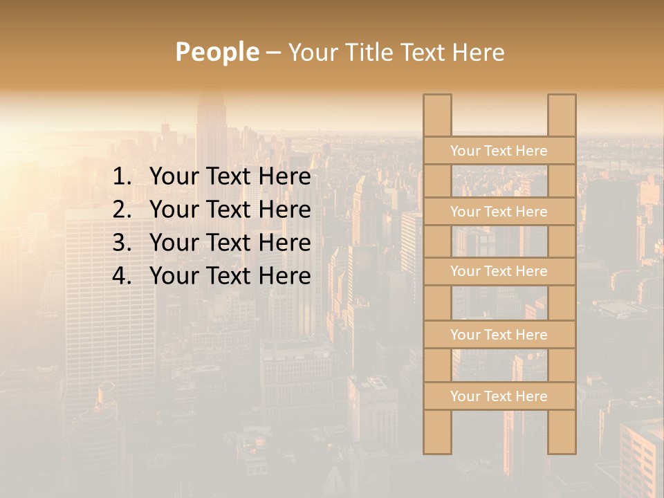 Place Downtown Empire PowerPoint Template