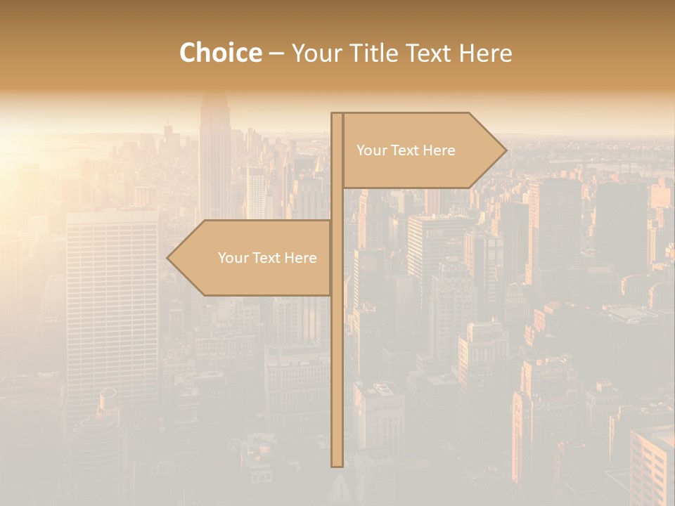 Place Downtown Empire PowerPoint Template