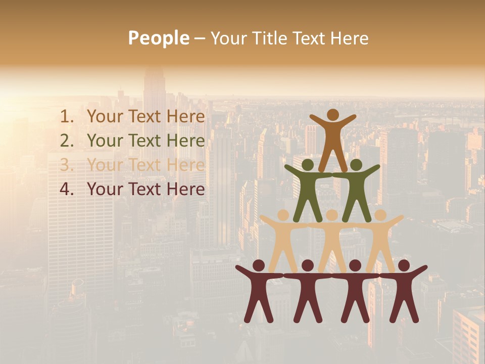 Place Downtown Empire PowerPoint Template
