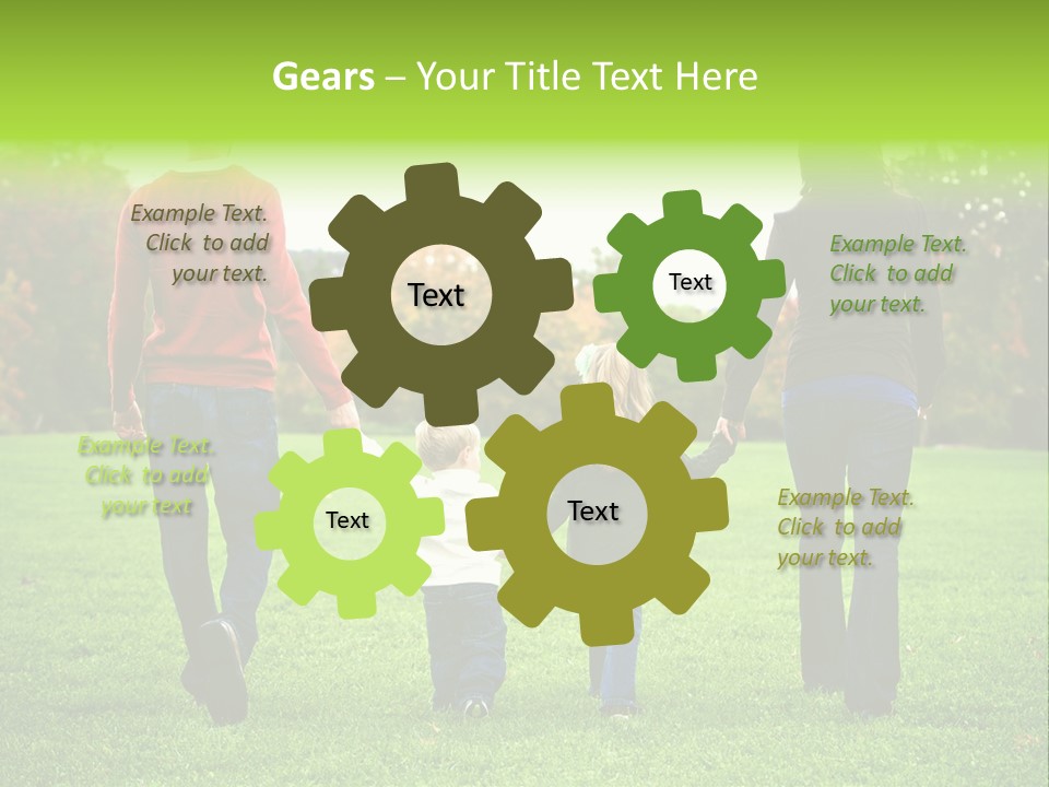 Happy Happily Mothers PowerPoint Template