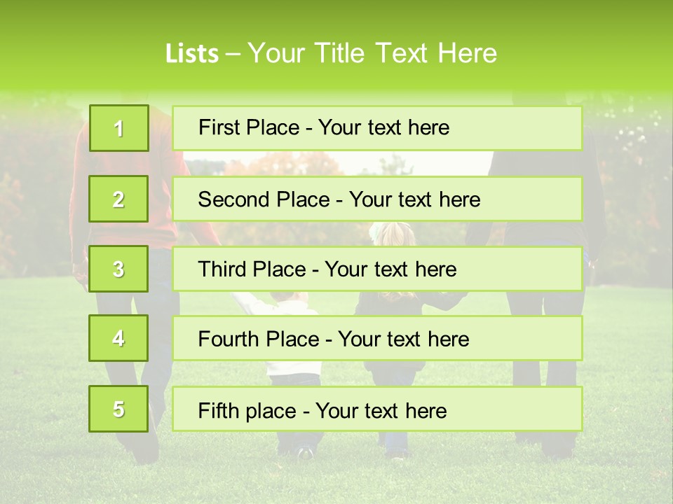 Happy Happily Mothers PowerPoint Template