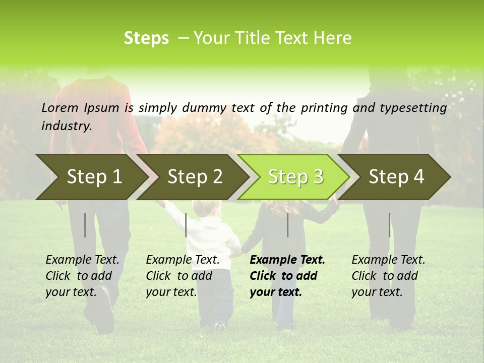 Happy Happily Mothers PowerPoint Template