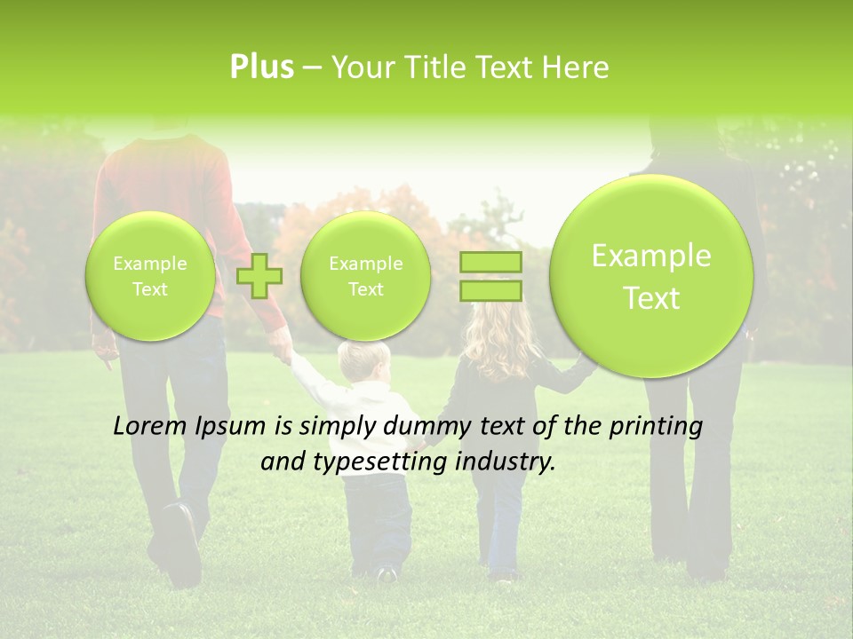 Happy Happily Mothers PowerPoint Template