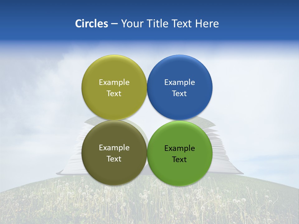 Background Green Studying PowerPoint Template