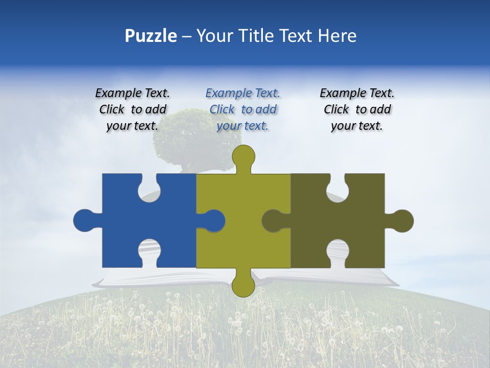 Background Green Studying PowerPoint Template