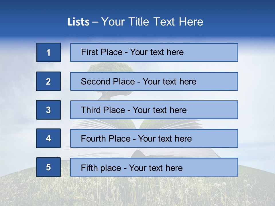 Background Green Studying PowerPoint Template