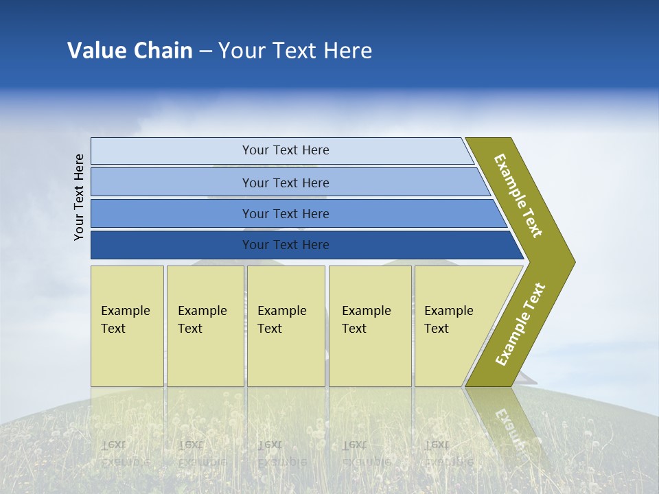Background Green Studying PowerPoint Template