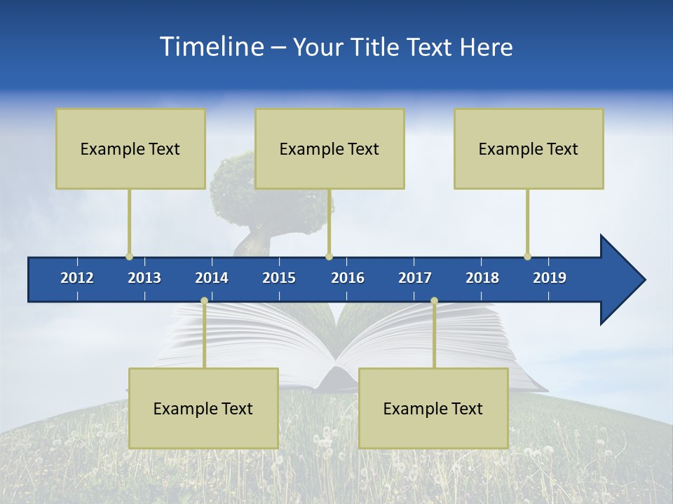 Background Green Studying PowerPoint Template