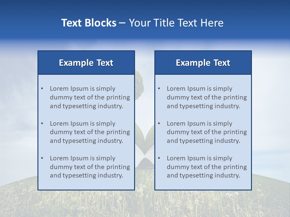 Background Green Studying PowerPoint Template