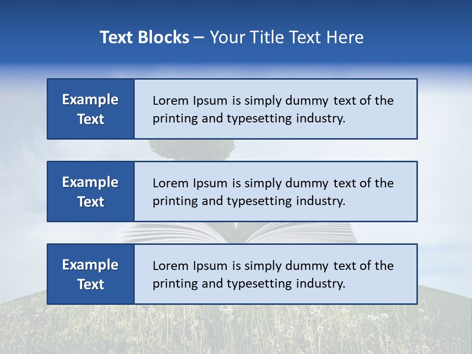 Background Green Studying PowerPoint Template