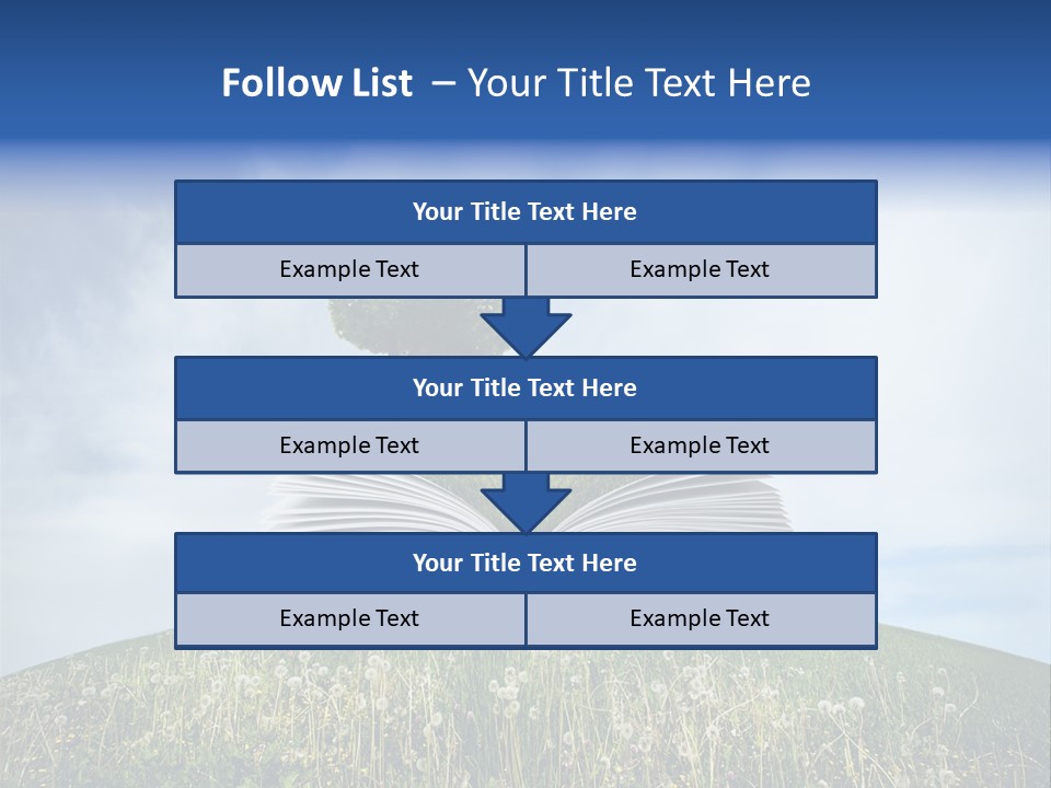 Background Green Studying PowerPoint Template