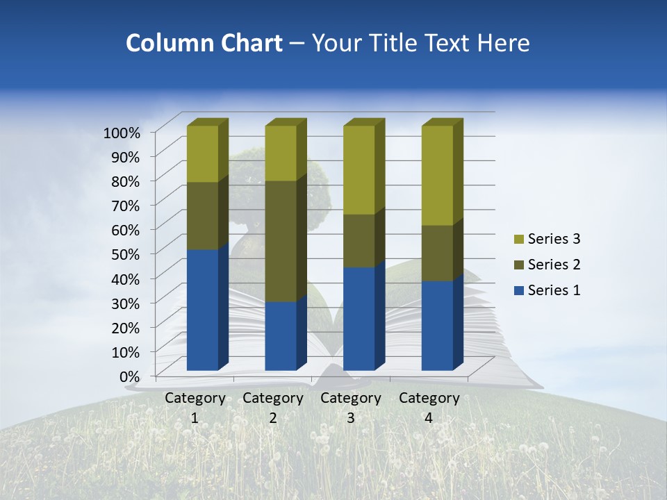 Background Green Studying PowerPoint Template