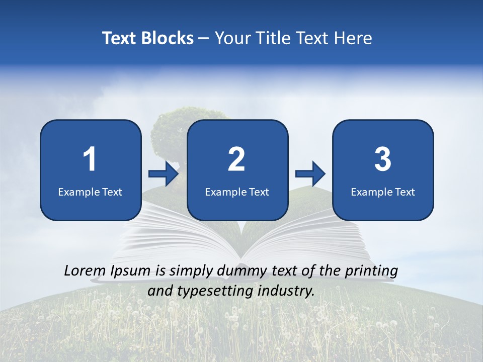 Background Green Studying PowerPoint Template