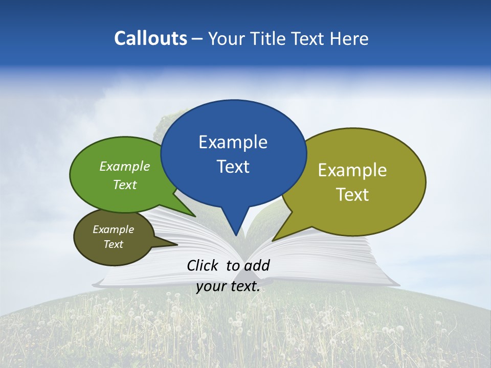 Background Green Studying PowerPoint Template