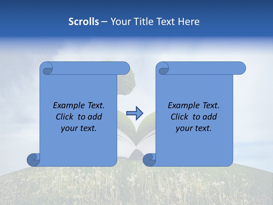 Background Green Studying PowerPoint Template