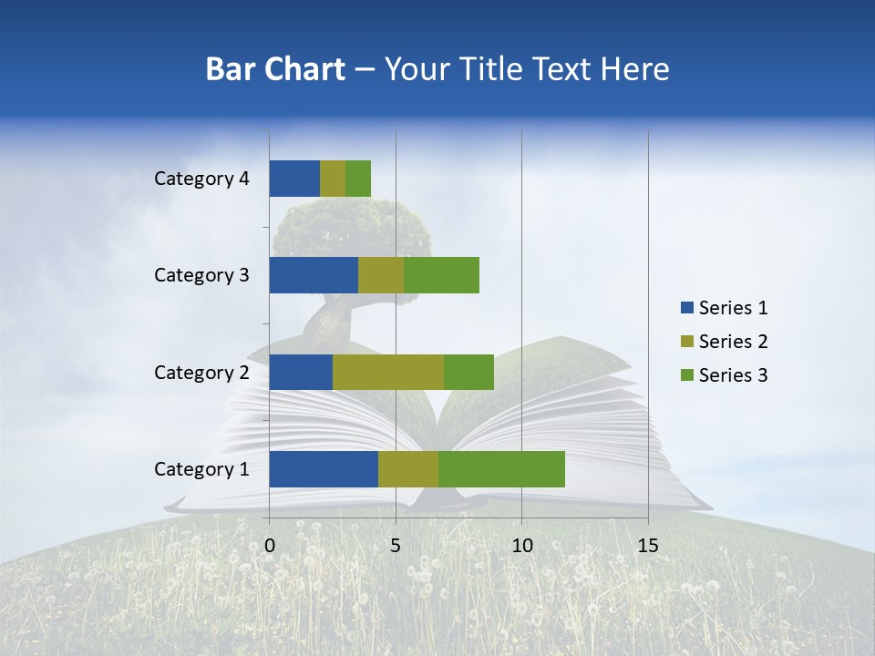 Background Green Studying PowerPoint Template