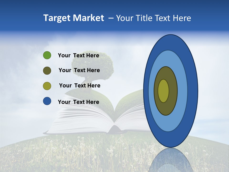 Background Green Studying PowerPoint Template