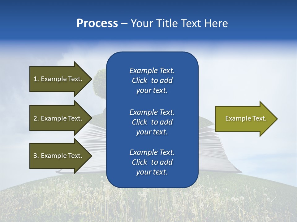 Background Green Studying PowerPoint Template
