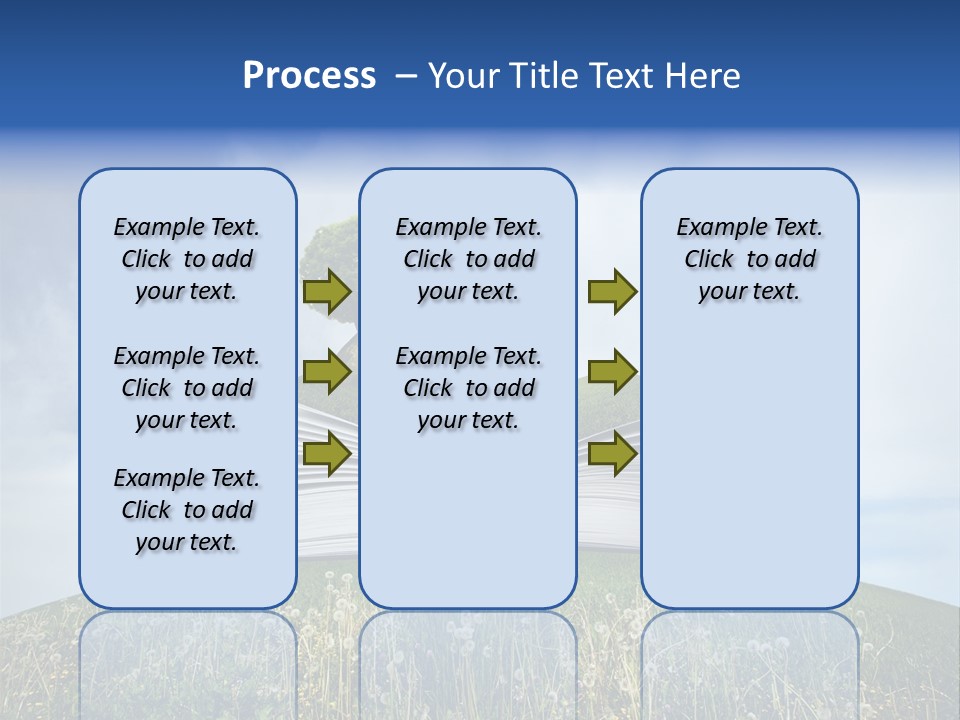 Background Green Studying PowerPoint Template