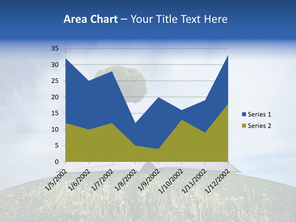 Background Green Studying PowerPoint Template