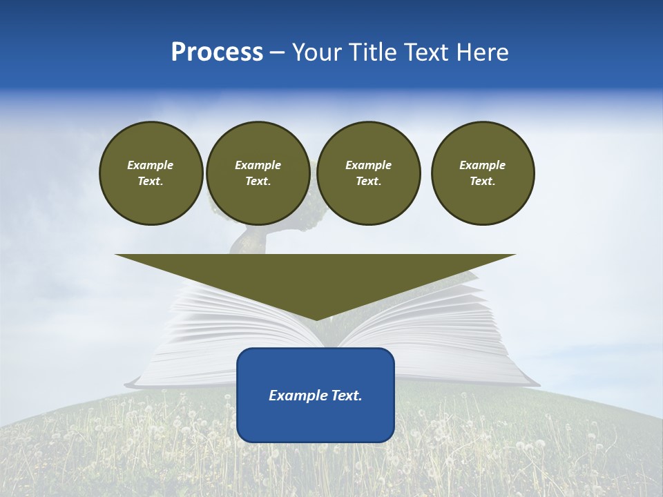 Background Green Studying PowerPoint Template